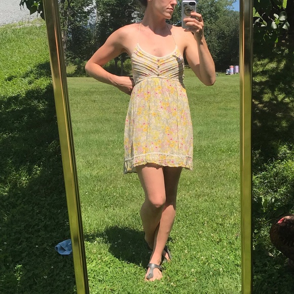 Mini Halter Summer Dress - Picture 3 of 6